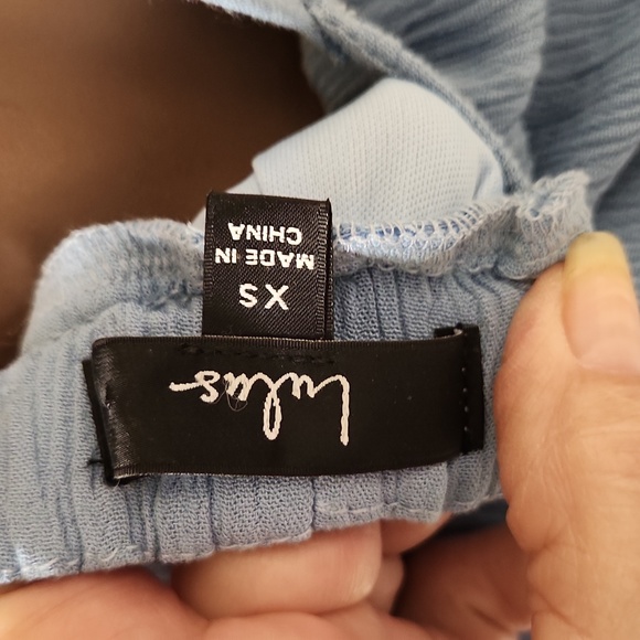 Lulu's Coastal Blue Gauze Maxi Dress Size XS - Picture 4 of 6